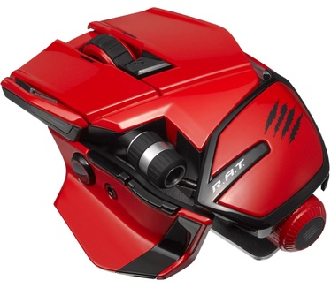 MadCatz Office R.A.T, kabellose Office Maus für PC, Mac und Android, rot
