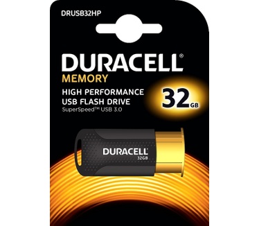Duracell High Performance USB Flash Drive 32GB Zwart