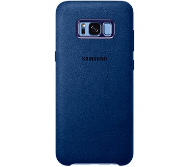 Samsung Galaxy S8 Plus Alcantara Cover (Galaxy S8+) Blauw