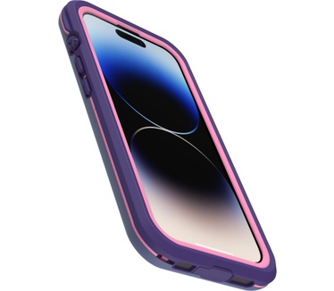Otterbox OtterBox Fre-hoes voor iPhone 14 Pro Max voor MagSafe, waterdicht (IP68), schokbestendig, vuilbestendig, gestroomlijnd en dun met ingebouwde schermbeschermer, 5x getest volgens militaire standaard, Violet