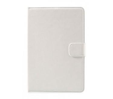 Kees KEES Lederlook Portemonnee Hoes Apple iPad mini 2 - Creme Wit