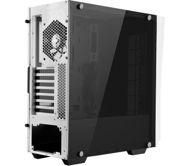 Silverstone Redline RL06 Wit/Zilver + tempered glass window