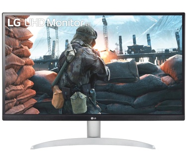 LG 27UP600-W Zilver, Zwart