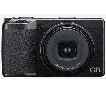 Ricoh GR III HDF compact camera Zwart