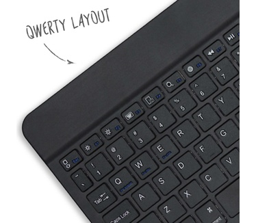 Accezz QWERTY Bluetooth Keyboard Bookcase iPad 10.9 (2022) - Zwart