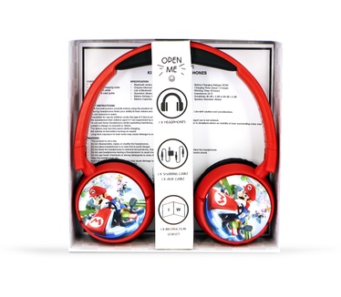 OTL Technologies Mario Kart Kids Wireless Headphones (Rood)