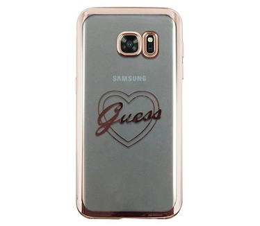 Guess Samsung Galaxy S7 Heart TPU case - Rose Gold