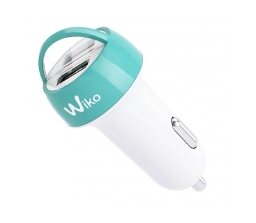 Wiko compacte autolader - dubbele USB aansluiting - wit