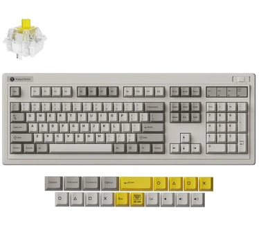 Keychron R6 QMK Wireless Mechanical Keyboard Super Banana Switch