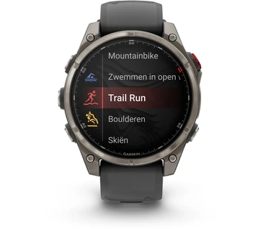 Garmin fēnix 8 Pro 47mm Titanium, Titanium (Zwart)