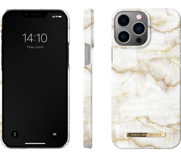 iDeal of Sweden Golden Pearl Marble (iPhone 13 Pro Max) Goud