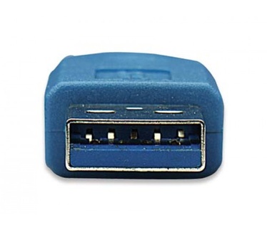 Techly USB 3.0 Cable A Male / B Male 0.5 m Blue ICOC U3-AB-005-BL