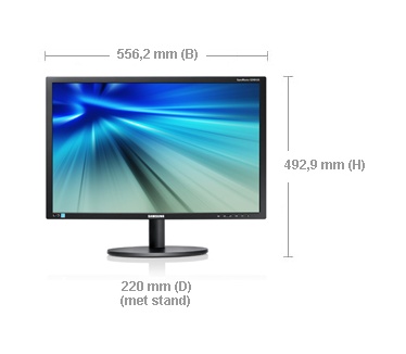 Samsung Syncmaster S24B420BW Zwart