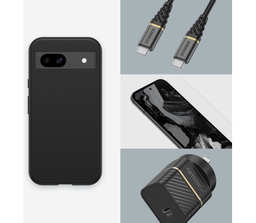 Otterbox React Kunststof Back Cover (Pixel 8a) Zwart