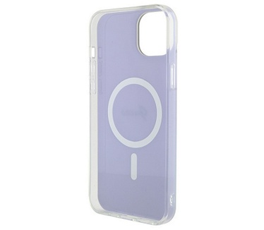 Guess Iridescent MagSafe Back Case - iPhone 15 Plus (6.7") Paars Paars
