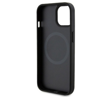 Ferrari Carbon Bottom Back Case - iPhone 15 Plus (6.7") - Zwart Zwart