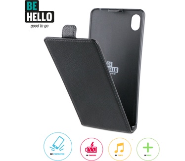 BeHello Sony Xperia Z3+ Flip Case Black
