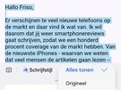 Samsung Galaxy AI - Herschrijven