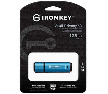 Kingston IronKey IronKey Vault Privacy 50 128GB Blauw