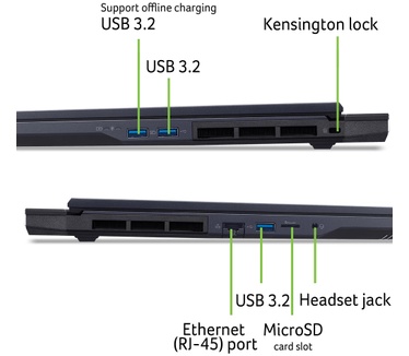 Acer Helios Neo 18 AI PHN18-I71-98WM PHN18-I71 Gaming notebook