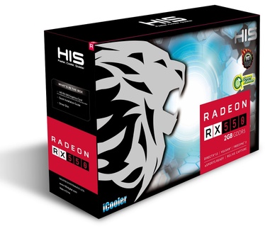 HIS RX 550 GREEN iCooler OC 2GB