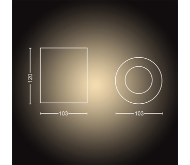 Philips Hue White ambiance Pillar 1-lichts spotbalk Wit (exclusief dimmer)