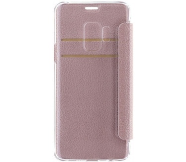 Guess IriDescent Book Case voor Samsung Galaxy S9 - Roségoud  Rosé Goud