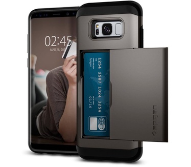 Spigen Samsung Galaxy S8 Plus Hoesje Slim Armor CS  Zwart