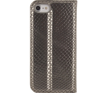 Mobilize Gelly Book Case voor iPhone 7 (4.7") - Lizard Gun Metal