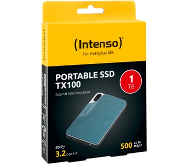 Intenso TX100 1TB Blauw, Grijs