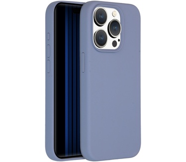 Accezz Liquid Silicone Backcover iPhone 15 Pro - Lavender Grey