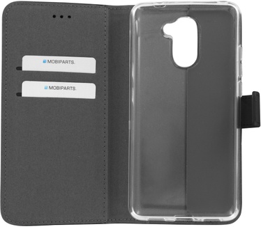 Mobiparts Premium Wallet TPU Case Huawei Y7 Black