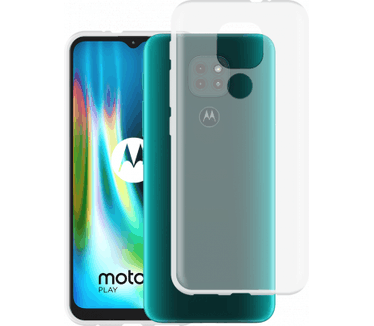 qMust Motorola Moto G9 Play Flexibel Hoesje Transparant