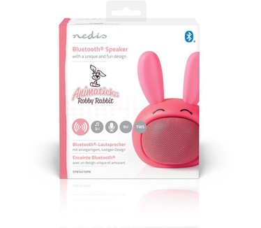 Nedis Animaticks Bluetooth Speaker | 3 uur speeltijd | Handsfree bellen | Robby Rabbit