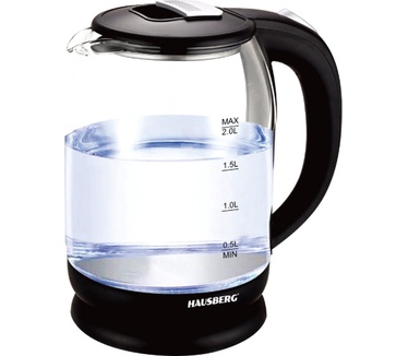 Hausberg HB-3616 Elektrische Waterkoker Glas 2,0 L