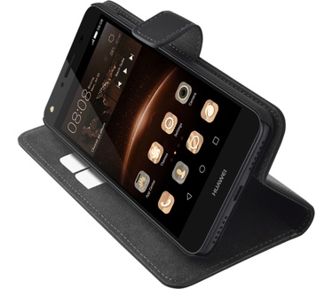Mobiparts Premium Wallet Case Huawei Y5 II, Y6 II Compact Black