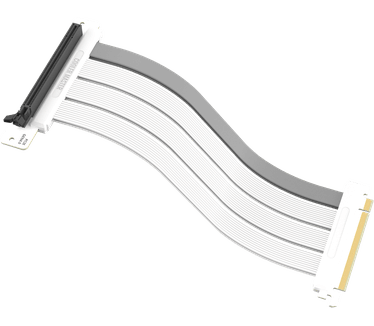 Cooler Master Riser Cable PCIe 4.0 x16 - 300mm - White
