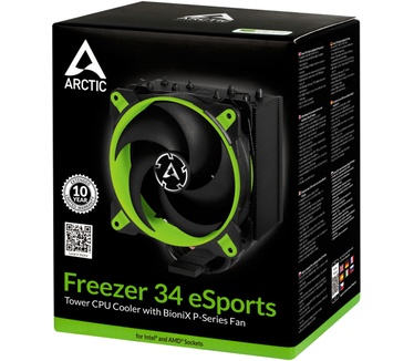 Arctic Freezer 34 eSports Tower CPU Cooler with BioniX P-Fan