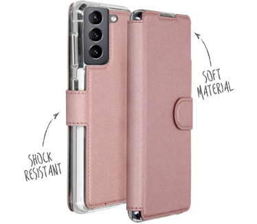 Accezz Xtreme Wallet Bookcase Samsung Galaxy S21 FE - RosГ© Goud (Galaxy S21 FE) Rosé Goud
