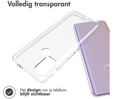 Accezz Clear Backcover Motorola Moto G20 / G30 - Transparant