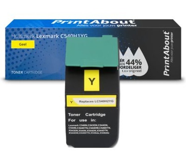 PrintAbout Huismerk Lexmark C540H1YG Toner Geel Hoge capaciteit