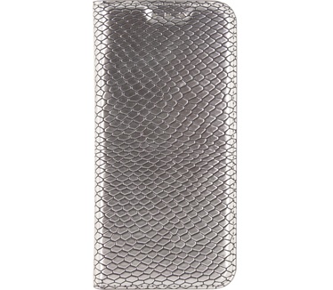Mobilize Gelly BookCase - iPhone 6(S) 4.7" - Lizard Flashy Silver