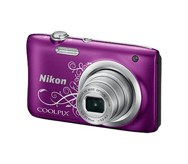 Nikon Coolpix A100 Line Art Paars