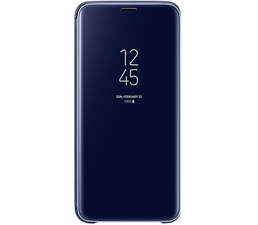 Samsung Galaxy S9 Clear-View Standing Cover (Galaxy S9) Blauw