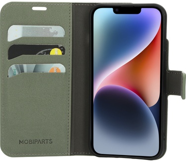 Mobiparts Classic Wallet Case Apple iPhone 14 Stone Green