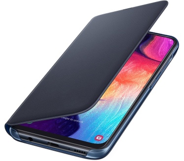 Samsung Galaxy A50 Wallet Cover Zwart (Galaxy A50) Zwart