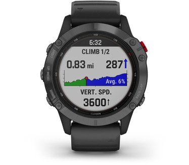 Garmin fēnix 6 Pro Solar Grijs (Zwart)