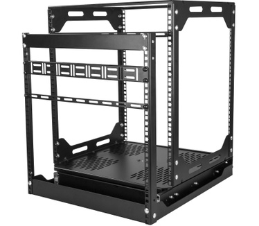 Startech.com 12U uitschuifbaar server rack roteerbaar open frame serverkast