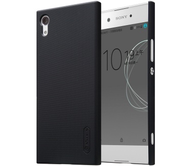 Nillkin Frosted Shield Hard Case voor Sony Xperia XA1 - Zwart Zwart