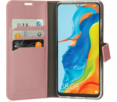 Mobiparts Saffiano Wallet Case Huawei P30 Lite Pink